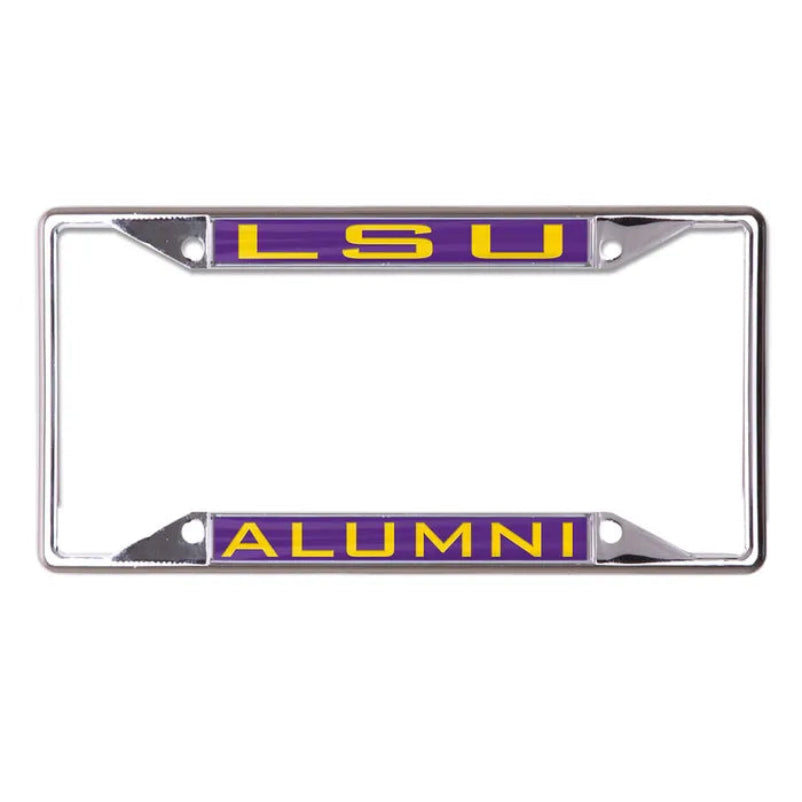 LSU Tigers Wincraft Alumni Mirrored License Plate