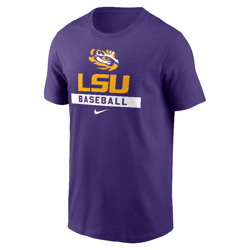 LSU Tigers Nike Baseball T-Shirt