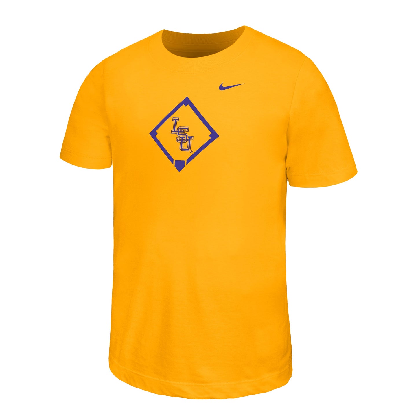 LSU Tigers Youth Nike Baseball T-Shirt - Gold