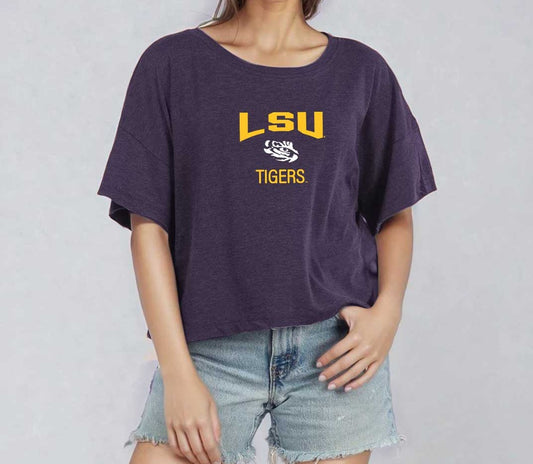 LSU Tigers Women's Throwback T-Shirt