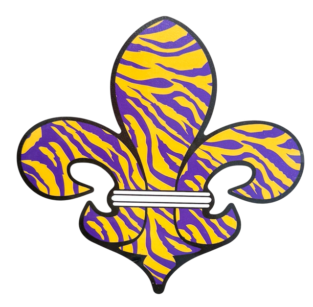 LSU Tigers Fleur De Lis Decal