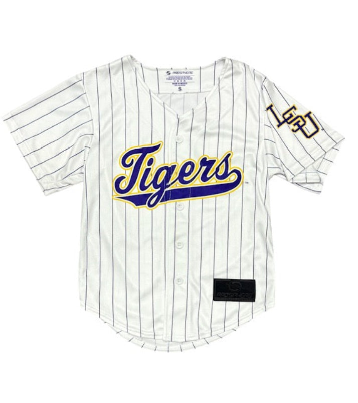 LSU Tigers Youth Prosphere Baseball Jersey