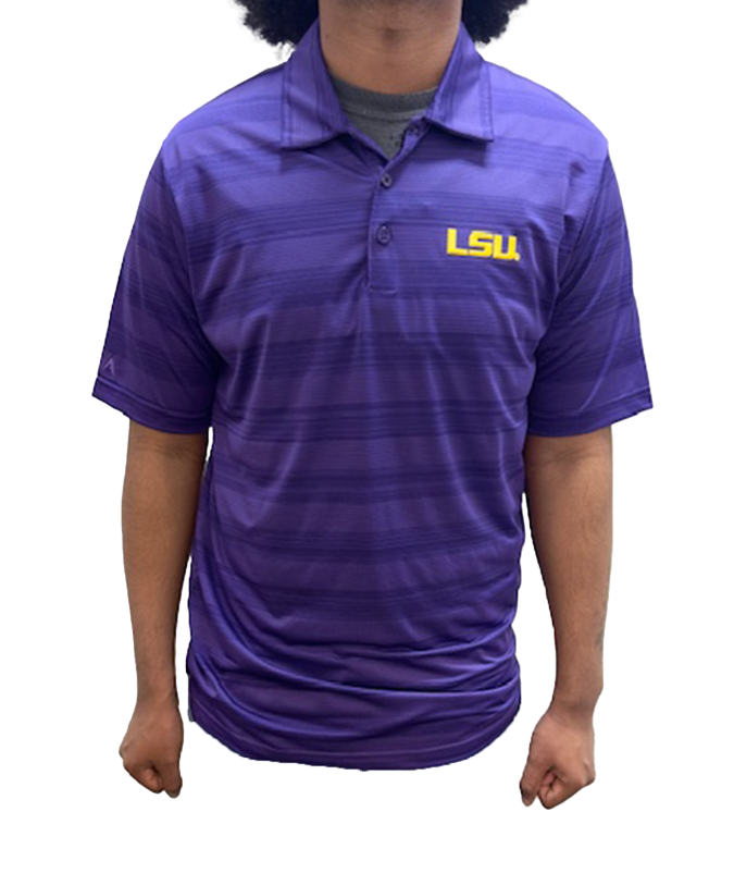 Men's Polo - Purple Stripes