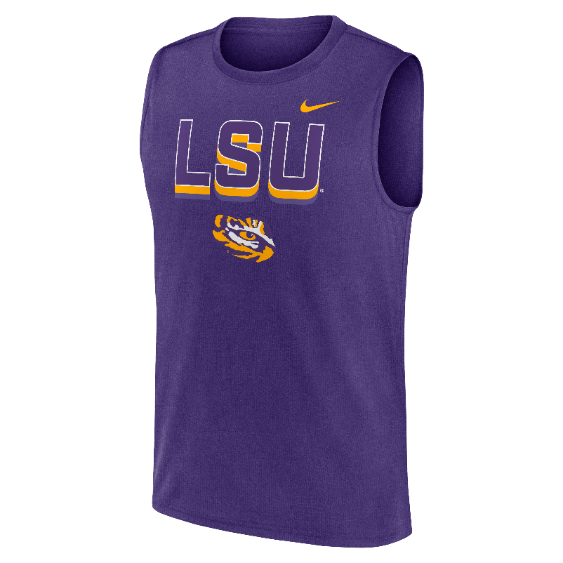 LSU Tigers Nike Legend Tricode Tank