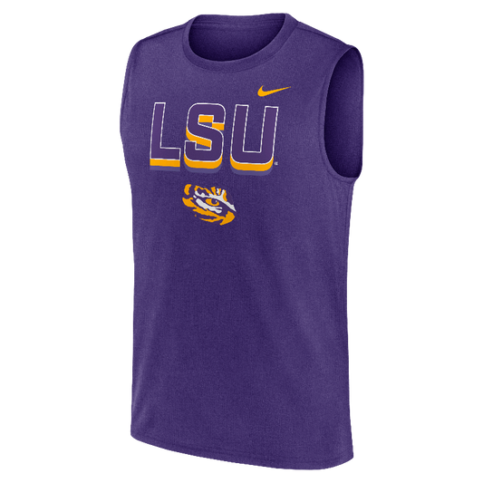 LSU Tigers Nike Legend Tricode Tank