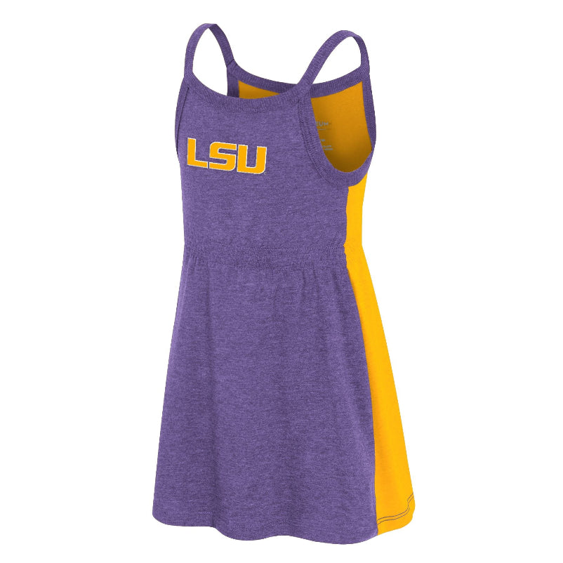 LSU Tigers Toddler Flarring Dress – Purple & Gold Sports Shop LSU Tigers Toddler Flarring Dress – Purple & Gold Sports Shop