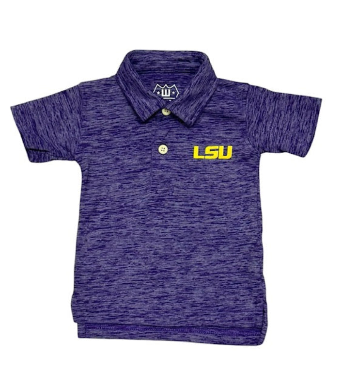 LSU Tigers Child/Youth Wes & Willy Polo