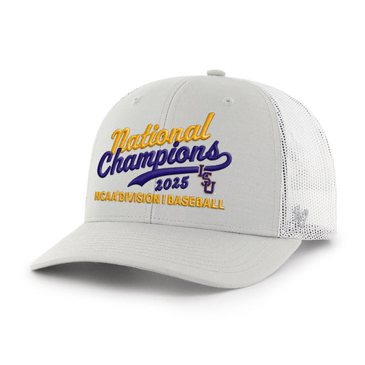 LSU Tigers Baseball CWS Champion 47 Brand Trucker Hat