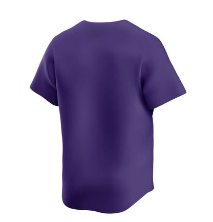 LSU Tigers Youth Nike Baseball Jersey - Purple