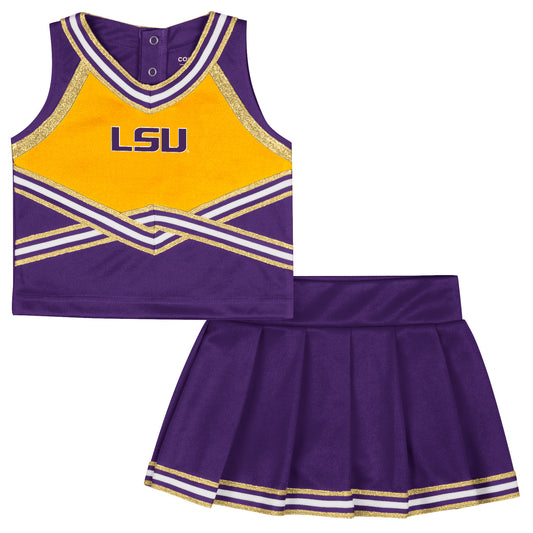 LSU Tigers Toddler Colosseum Lollipop Park 2 pc. Cheer set