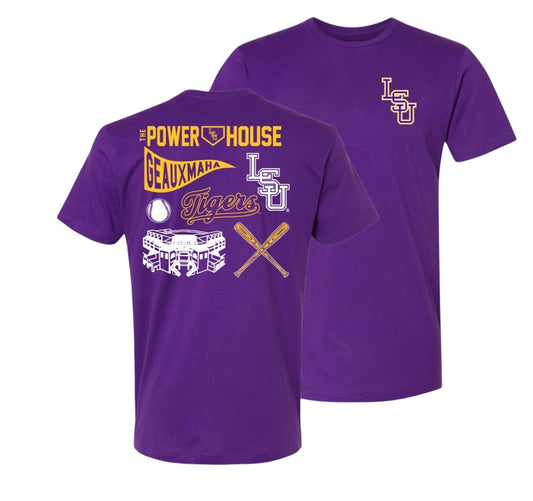 LSU Tigers Baseball Powerhouse T-Shirt