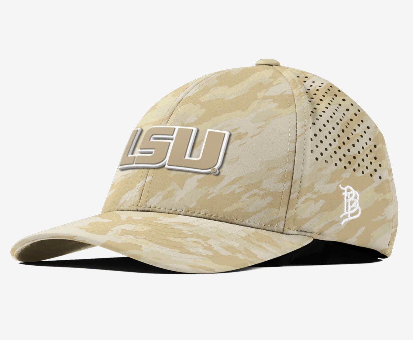 LSU Tigers Branded Bills Desert Camo Series Curved Bill Hat