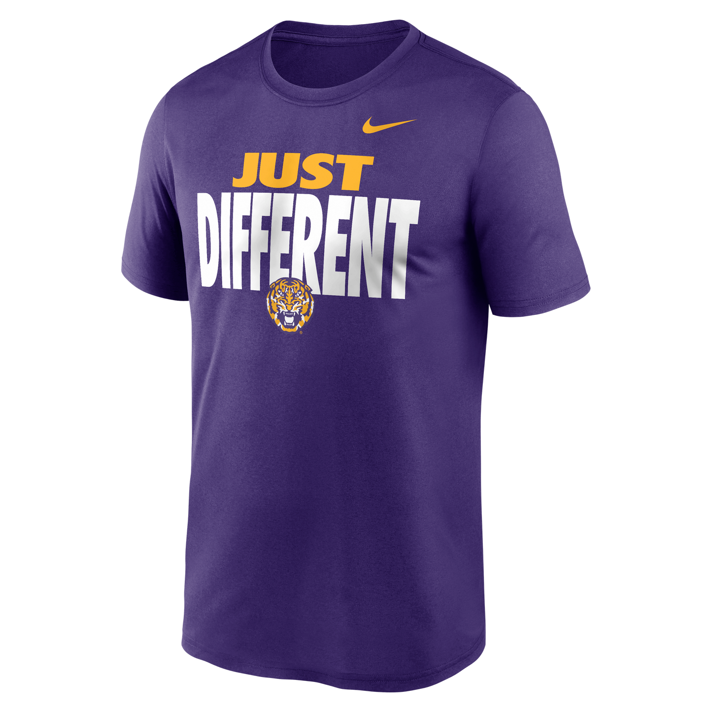 LSU Tigers Nike Dri-Fit "Just Different" T-Shirt - Purple