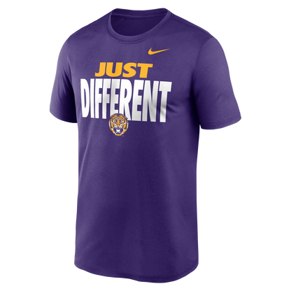 LSU Tigers Nike Dri-Fit "Just Different" T-Shirt - Purple