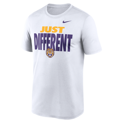 LSU Tigers Nike Dri-Fit "Just Different" T-Shirt - White