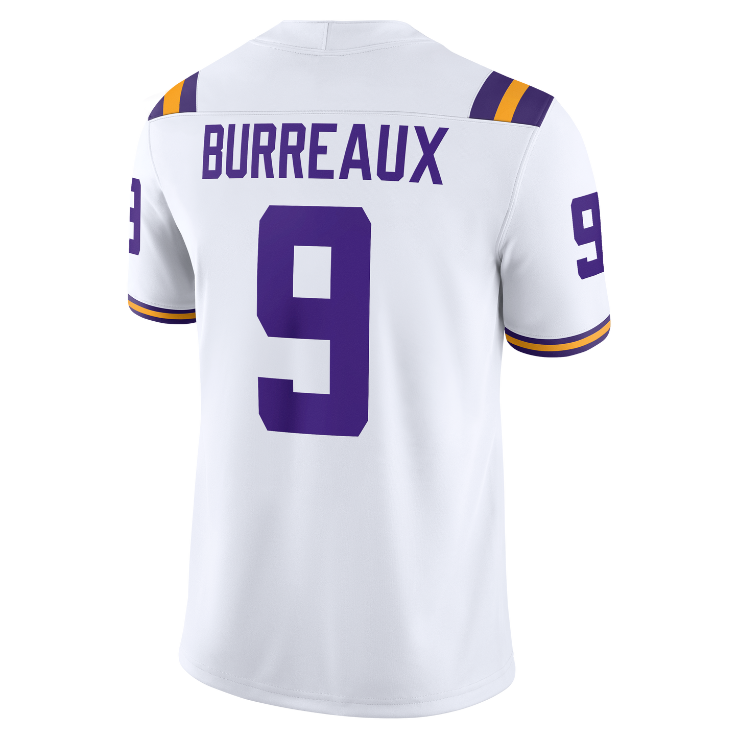 This LSU Tigers Nike #9 Burreaux Replica Football Jersey
