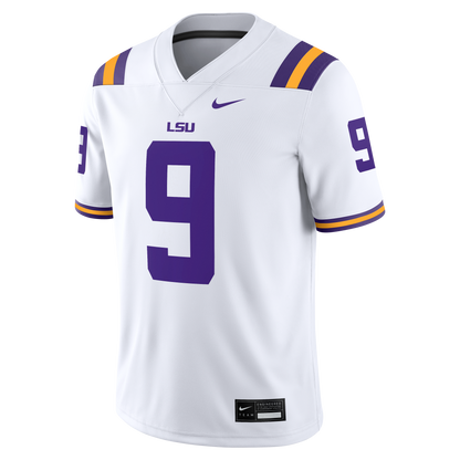 This LSU Tigers Nike #9 Burreaux Replica Football Jersey