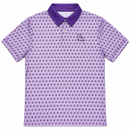 Men's "L" Glove All-Over Print Polo