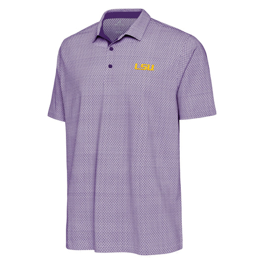 LSU Tigers Antigua Intersect Polo