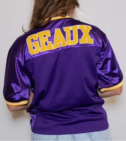 LSU Tigers Women's Bomb Designs Sequin Beanie Mike Jersey