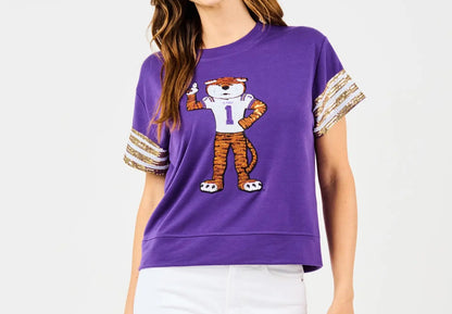 LSU Tigers Women's Mike The Tiger Tee