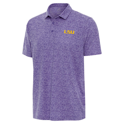 LSU Tigers Antigua Tentril Polo