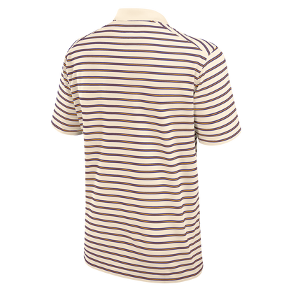 LSU Tigers Nike Victory Stripe Polo - Natural