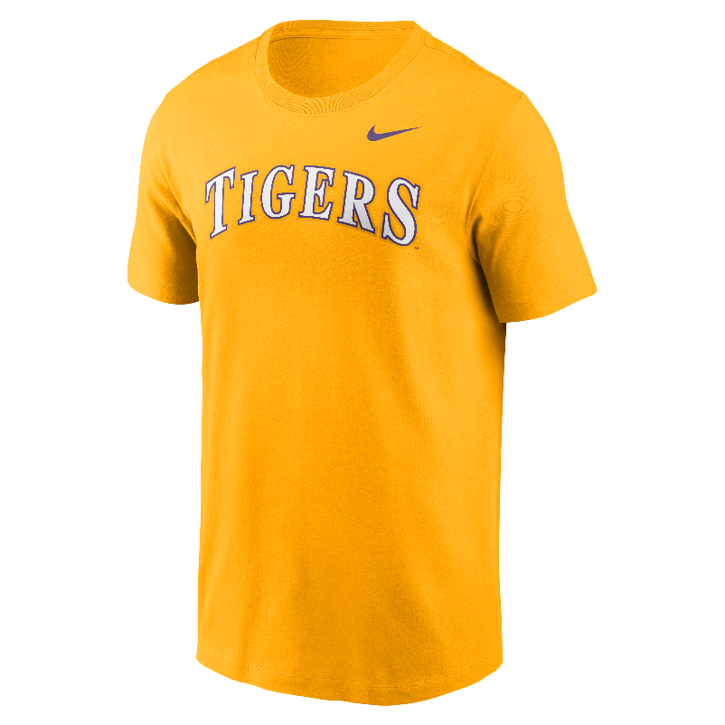 LSU Tigers Nike Tigers Baseball Wordmark T-Shirt