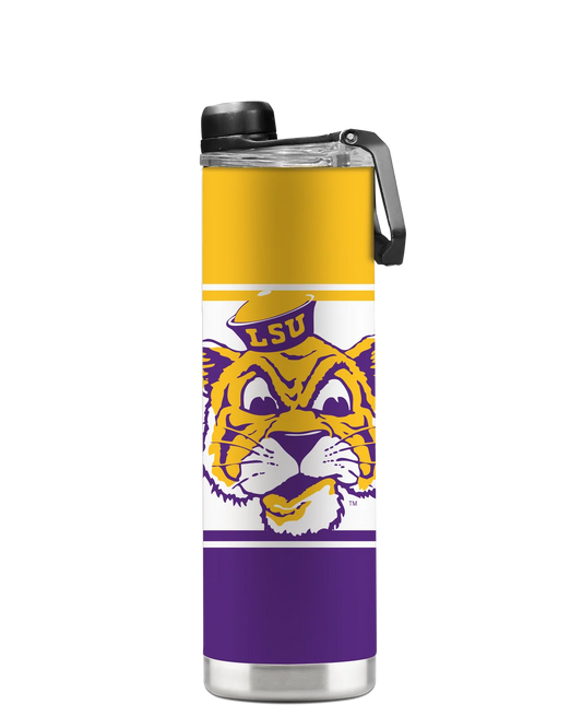 LSU Tigers GameTime Sidekicks Beanie Mike 22oz. Water Bottle