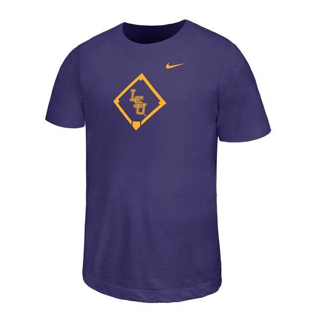 LSU Tigers Youth Nike Baseball T-Shirt - Purple